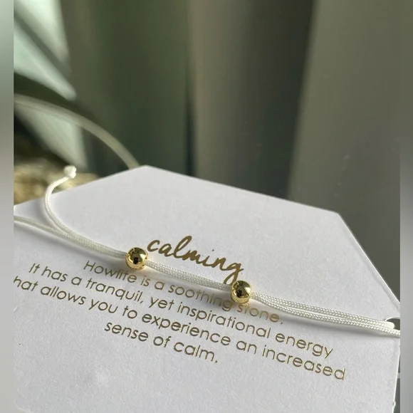 New GORJANA 18k gold plated “CALMING” bracelet - Picture 11 of 17